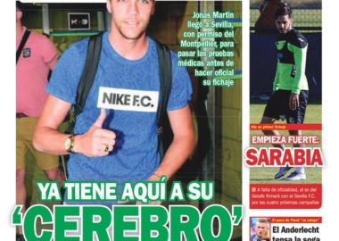 Couverture Estadio Deportivo du 9/06/2016